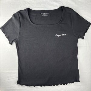 Baxtercraft Ribbed Ruffled Oregon State University Beaver Mascot Black XL OSU